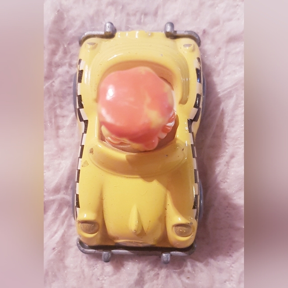 1981 Sesame Street Bert Figure Yellow Taxi Cab Diecast Car Playskool Vintage - Picture 12 of 15